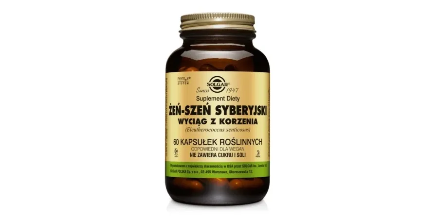 obrazek 1 Solgar Żeń-szeń syberyjski kapsułki