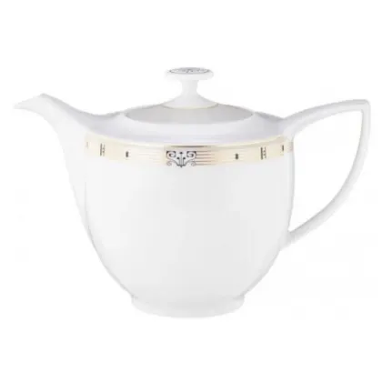 Picture Luxurious porcelain coffee pot with delicate gold decoration - Tettau