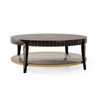 Picture Classic Italian prestigious coffee table for luxurious interiors - Bianchini