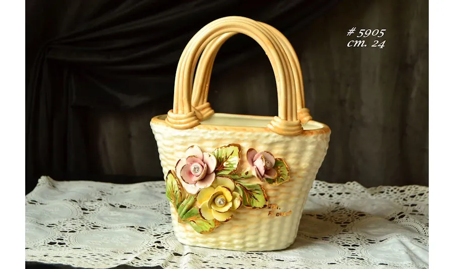 picture 1 Decorative ceramic basket