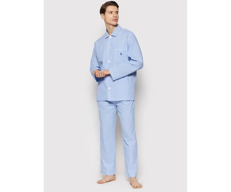 obrazek 1 Polo Ralph Lauren Piżama 714514095001 Błękitny Regular Fit