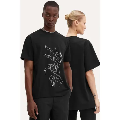 Zdjęcie Heliot Emil t-shirt kolor czarny z nadrukiem M.09.125.BLK01