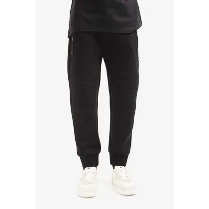 Zdjęcie Neil Barett spodnie dresowe Skinny Low Rise Swatpants kolor czarny gładkie BJP002BH.S505C.01-CZARNY