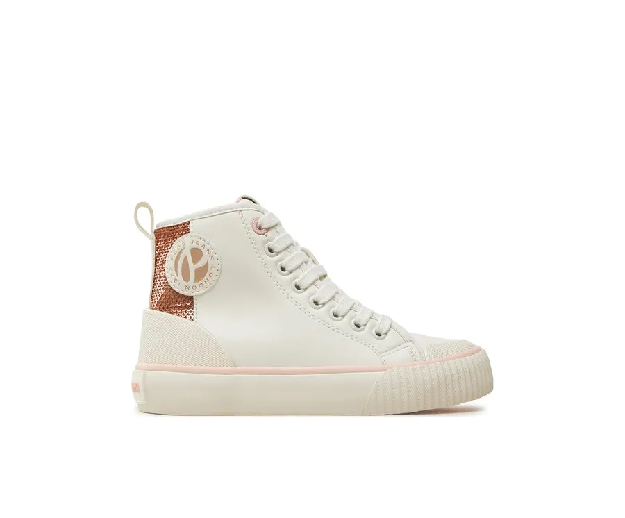 obrazek 1 Pepe Jeans Trampki Ottis Young G PGS30608 Biały