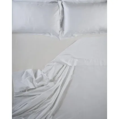 Zdjęcie Prześcieradło Avorio z satyny bawełnianej