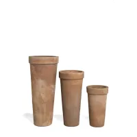 Zdjęcie Wąska donica na kwiaty wykonana z gliny - Fornace Masini