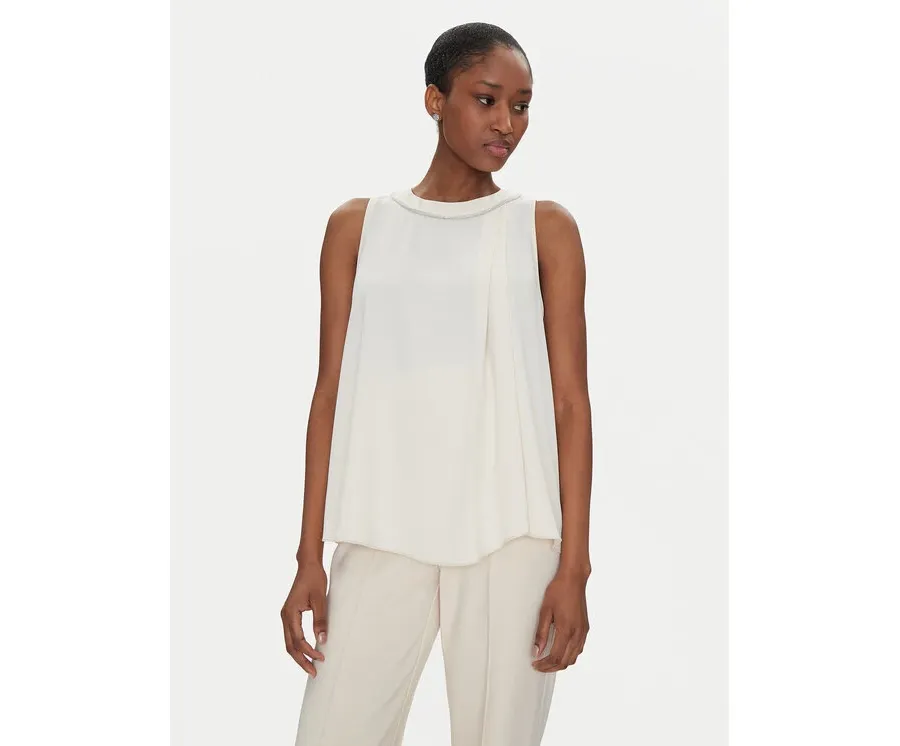 obrazek 1 Rinascimento Bluzka CFC0122465003 Écru Regular Fit