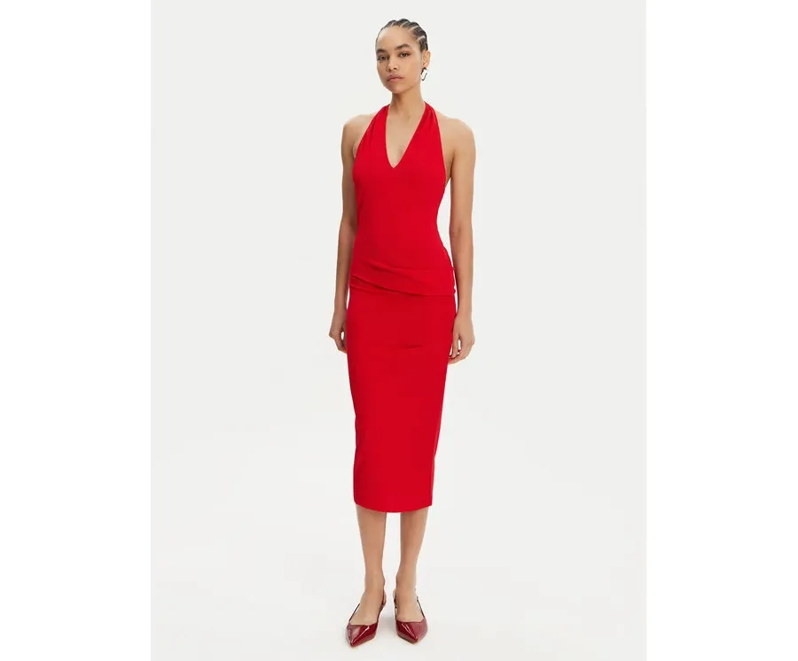 obrazek 1 JACQUEMUS Sukienka koktajlowa 25E251DR232-1026 Czerwony Regular Fit