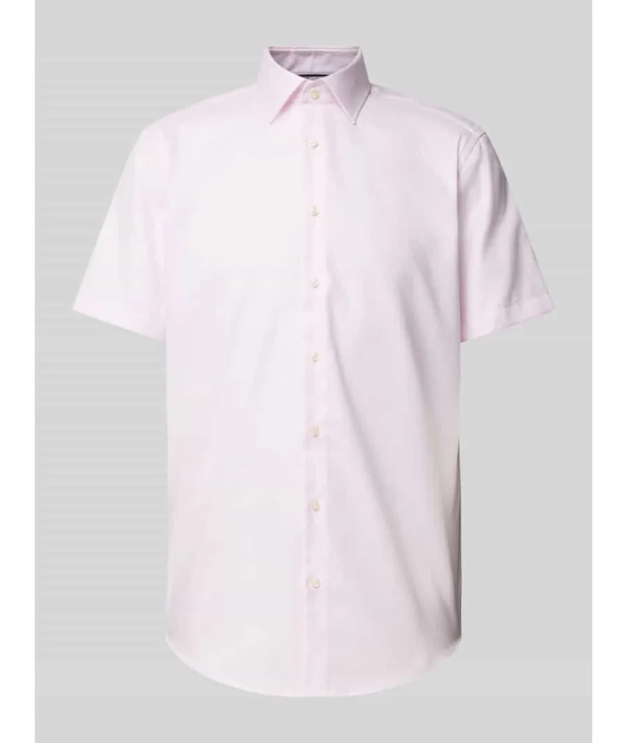 obrazek 1 Koszula biznesowa o kroju regular fit z delikatnie fakturowanym wzorem