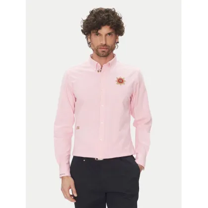 Zdjęcie La Martina Koszula Anselmo MACG01 OX092 Różowy Regular Fit