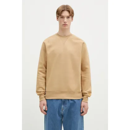 Zdjęcie Carhartt WIP bluza Chase Sweat męska kolor beżowy gładka I033660.2N1XX