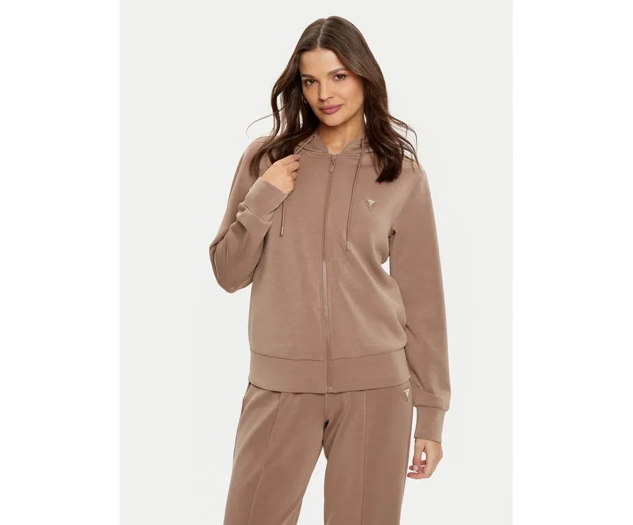 obrazek 1 Guess Bluza V4YQ06 KCAY2 Brązowy Regular Fit