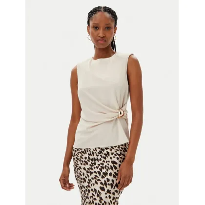 Zdjęcie Kontatto Bluzka YM1004C Beżowy Regular Fit