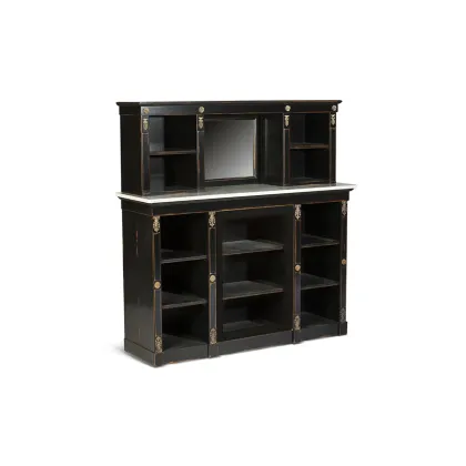 Zdjęcie Witryna w stylu Empire z drewna wiśniowego