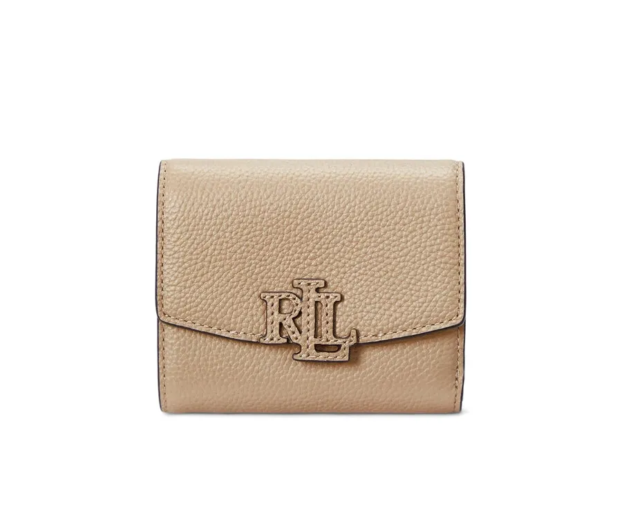 obrazek 1 LAUREN RALPH LAUREN Mały Portfel Damski Cameryn 432966782005 Beżowy