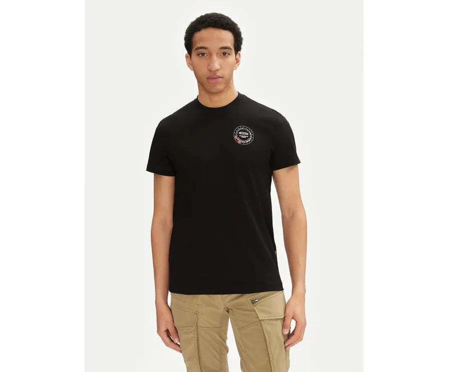 obrazek 1 G-Star Raw T-Shirt Gauge D25972-C336 6484 Czarny Regular Fit