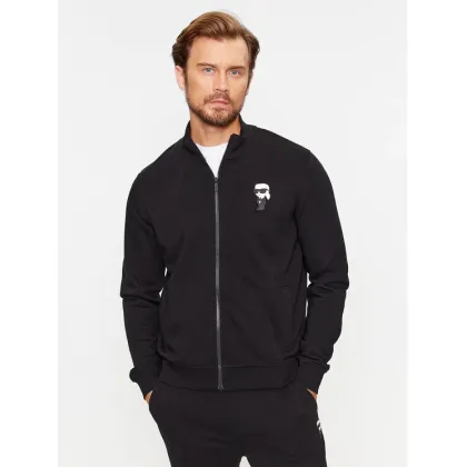 Zdjęcie KARL LAGERFELD Bluza Sweat Zip 705895 500900 Czarny Regular Fit