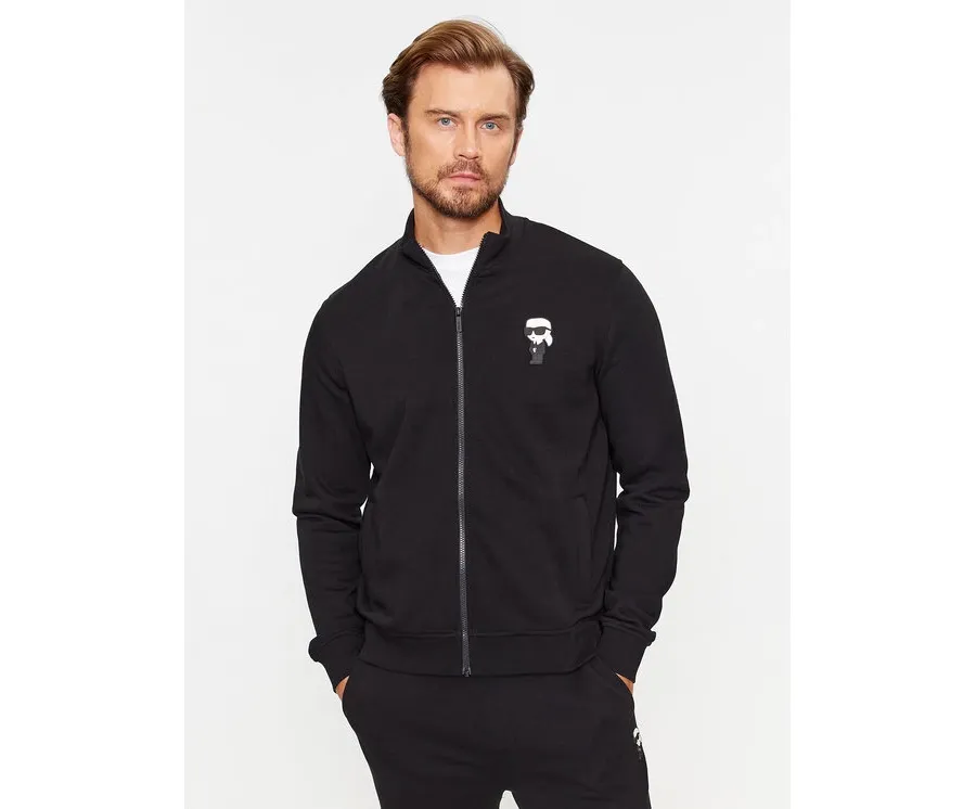 obrazek 1 KARL LAGERFELD Bluza Sweat Zip 705895 500900 Czarny Regular Fit