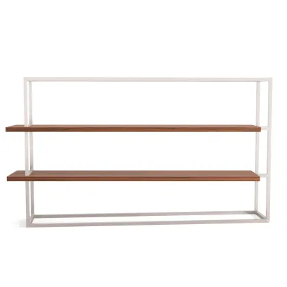 Picture Stylish Portuguese bookshelf with shelves made of Tineo wood