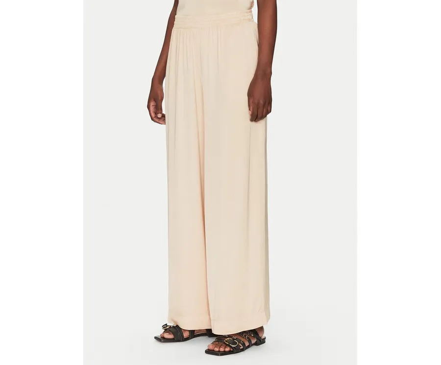 obrazek 1 ViCOLO Spodnie materiałowe TD0008 Beżowy Relaxed Fit