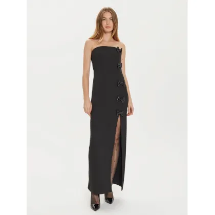 Zdjęcie Eleh Sukienka wieczorowa E00306 Czarny Slim Fit