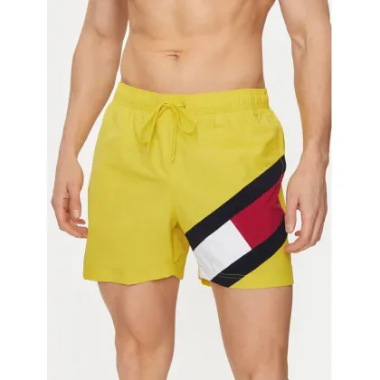 Zdjęcie Tommy Hilfiger Szorty kąpielowe UM0UM02048 Żółty Slim Fit