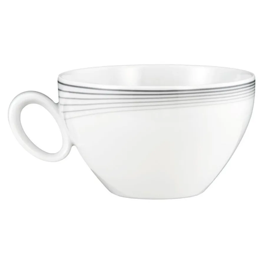 obrazek 2 Luksusowa duża porcelanowa filiżanka do kawy z nowoczesnym zdobieniem - Seltmann Weiden