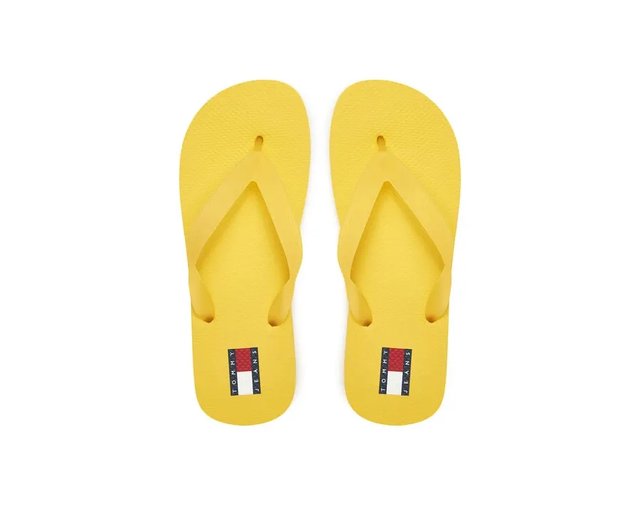 obrazek 1 Tommy Jeans Japonki Tjw Logo Flip Flop EN0EN02447 Żółty