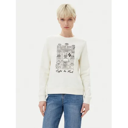 Zdjęcie KARL LAGERFELD Bluza A2W20057 Écru Regular Fit