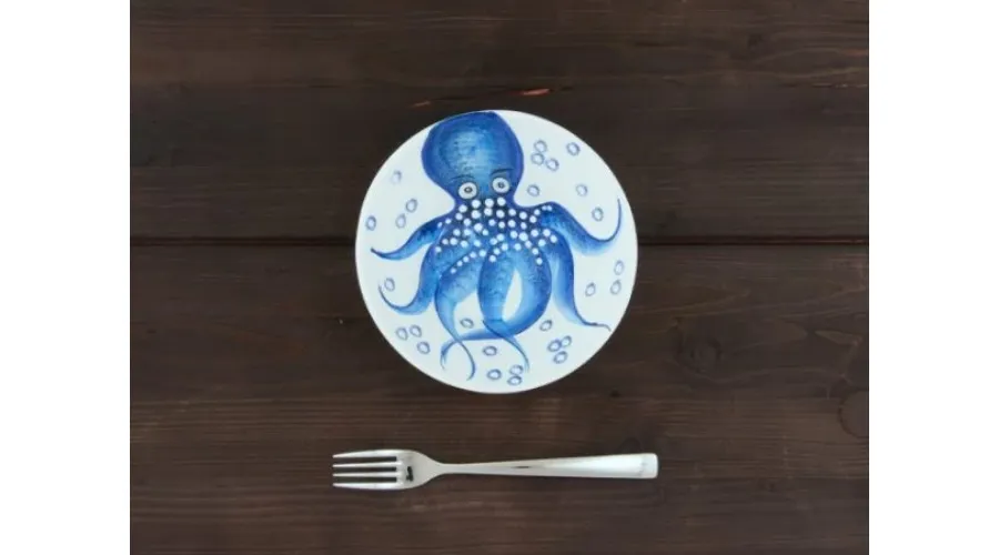 obrazek 1 Mała miska zdobiona motywem ośmiornicy - Le Ceramiche