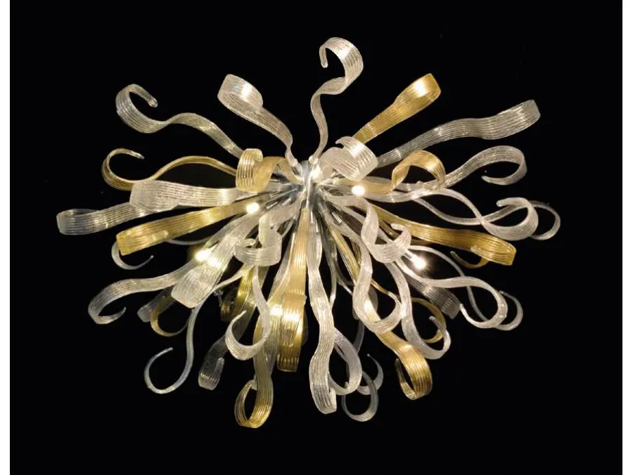 obrazek 1 Elegancka lampa sufitowa ze szkła Murano - Lucevetro