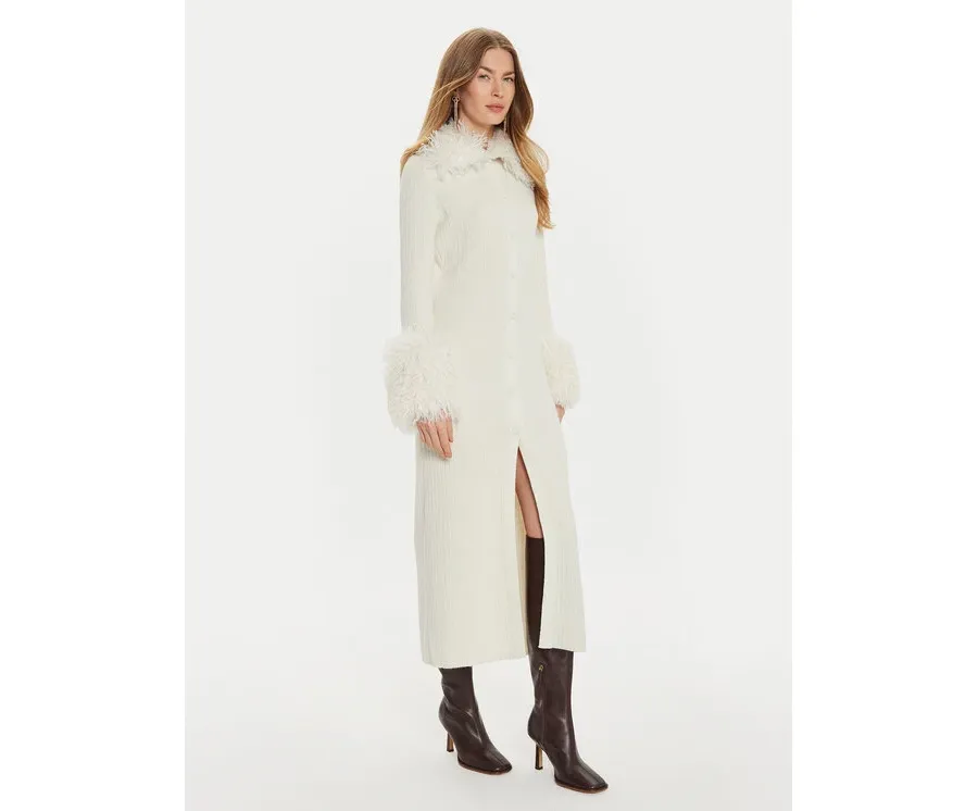 obrazek 1 TWINSET Kardigan 242TT3430 Biały Slim Fit