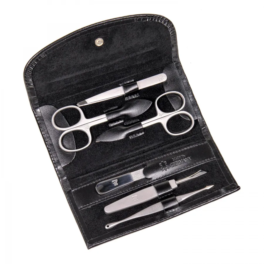 obrazek 1 Komplet akcesoriów do manicure w skórzanym etui