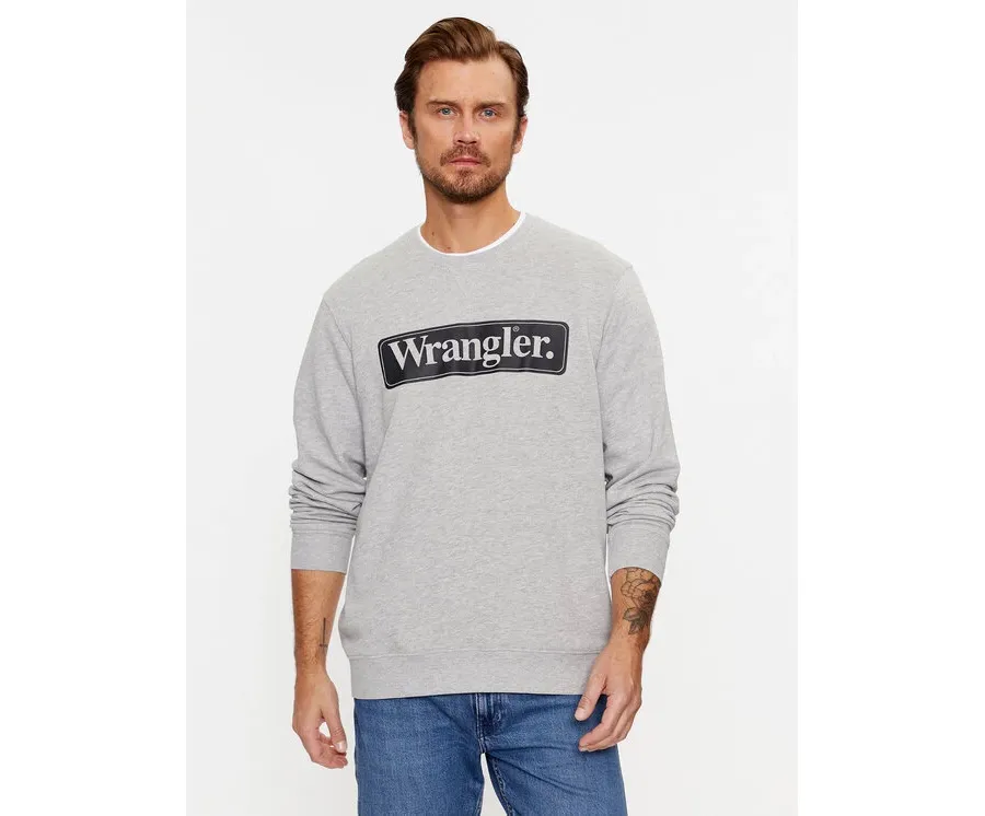 obrazek 1 Wrangler Bluza Seasonal 112341197 Szary Regular Fit
