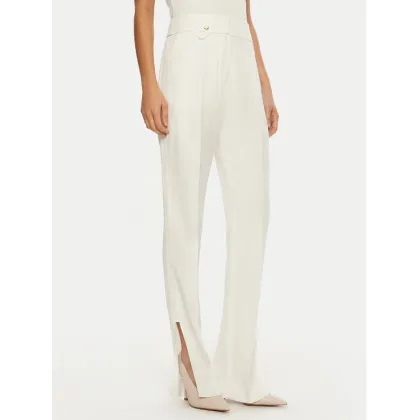 Zdjęcie JACQUEMUS Spodnie materiałowe 24E241PA038 Biały Regular Fit