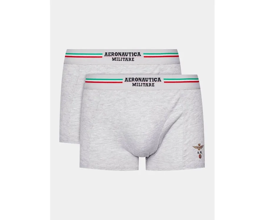 obrazek 1 Aeronautica Militare Komplet 2 par bokserek AM1UBX001 Szary