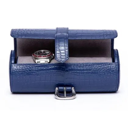 Picture A characteristic case for three watches - leather with a