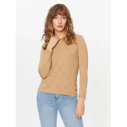 Zdjęcie TWINSET Sweter 232TT3170 Beżowy Regular Fit