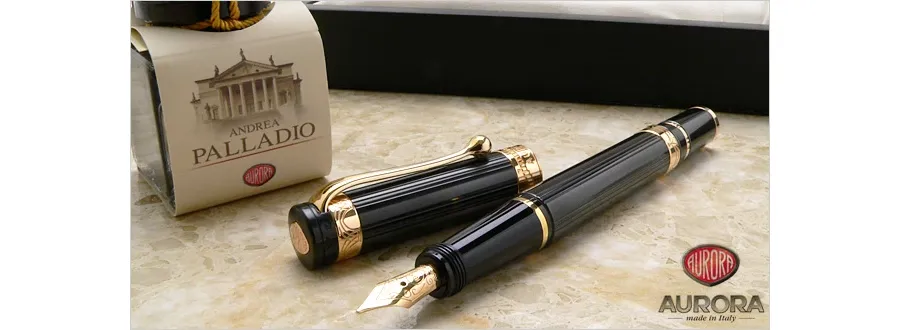 obrazek 1 Unikatowe pióro wieczne PALLADIO black Fountain Pen