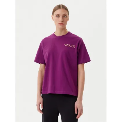 Zdjęcie Fila T-Shirt Leffinge FAW1029 Fioletowy Loose Fit