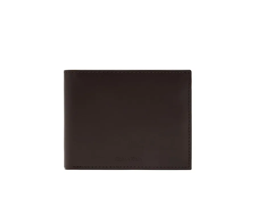 obrazek 1 Calvin Klein Portfel męski Ck Premium Trifold 10Cc W/Coin K50K512849 Brązowy