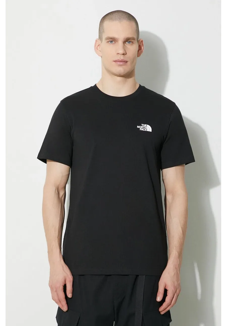 obrazek 1 The North Face t-shirt M S/S Simple Dome Tee męski kolor czarny z nadrukiem NF0A87NGJK31