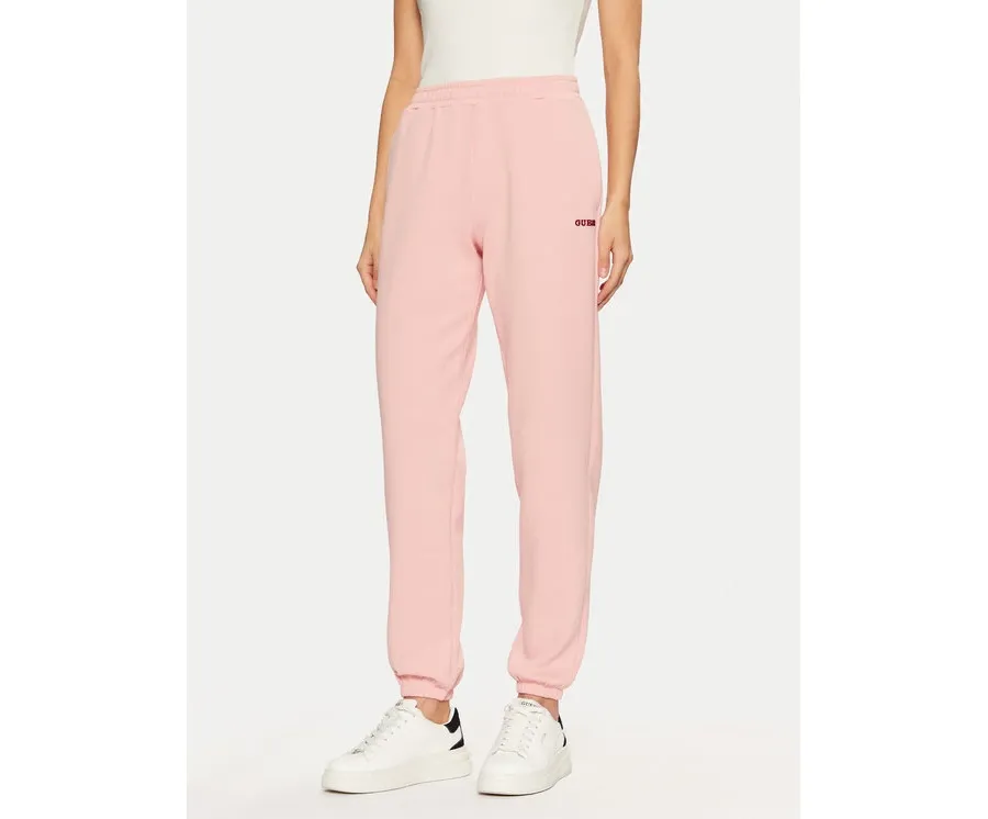obrazek 1 Guess Spodnie dresowe V5RB02 KCLD1 Różowy Regular Fit