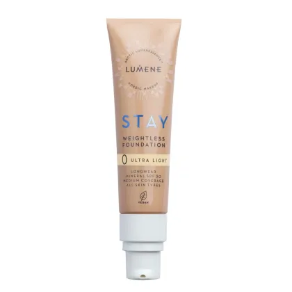 Zdjęcie Lumene Stay Lekki długotrwały podkład SPF30 0 Ultra Light Ultra Light 30 ml
