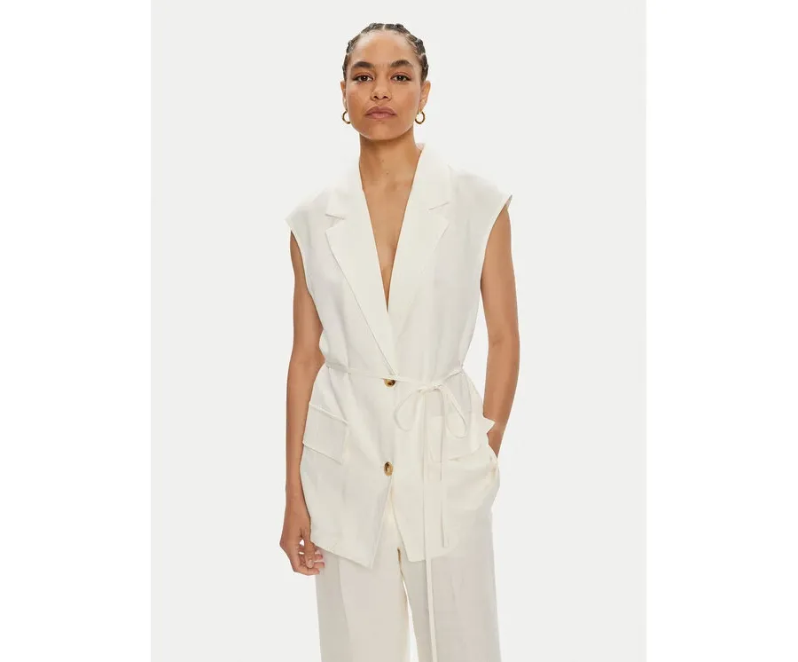 obrazek 1 ViCOLO Kamizelka TB1545 Écru Regular Fit