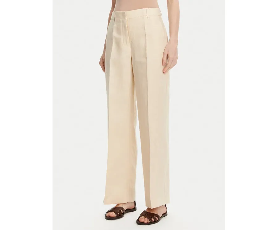 obrazek 1 Weekend Max Mara Spodnie materiałowe Malizia 2515131052 Écru Regular Fit