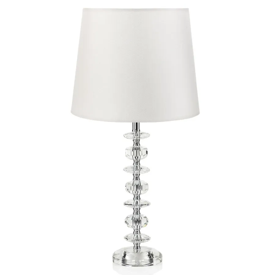 obrazek 1 Oryginalna lampa stołowa „Nuty” z kryształu