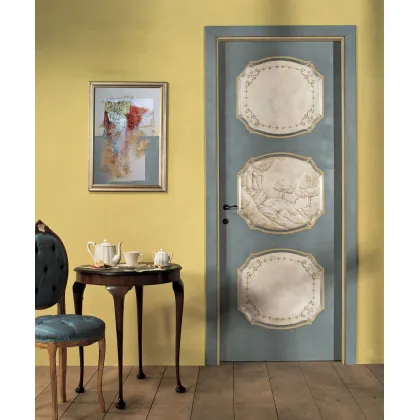 Zdjęcie Stylowe ręcznie dekorowane włoskie drzwi