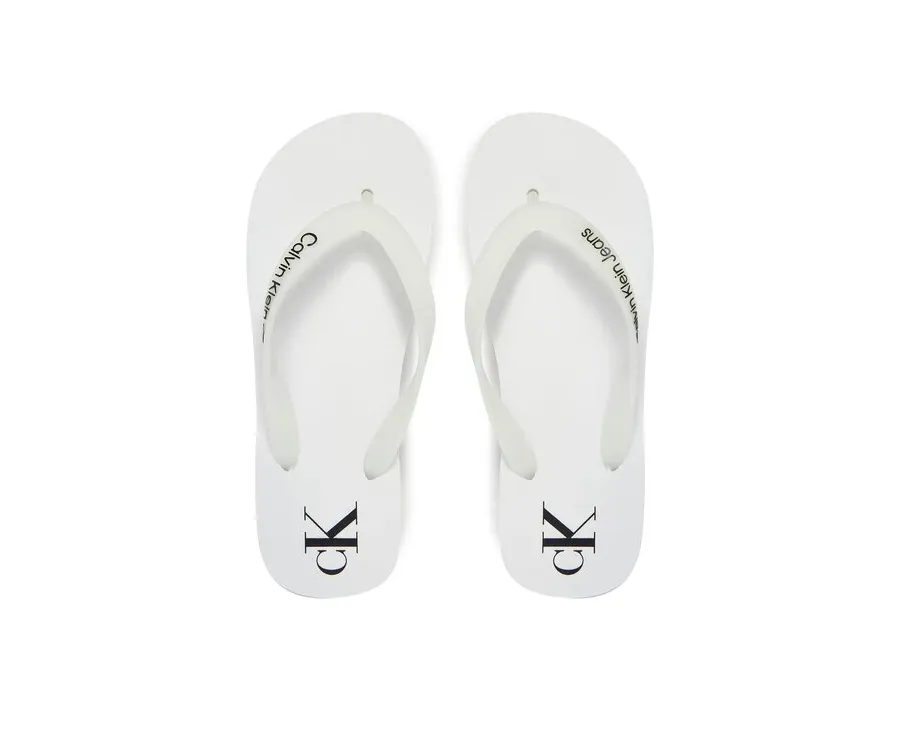 obrazek 1 Calvin Klein Jeans Japonki Beach Sandal Flatform Tpu YW0YW01830 Biały