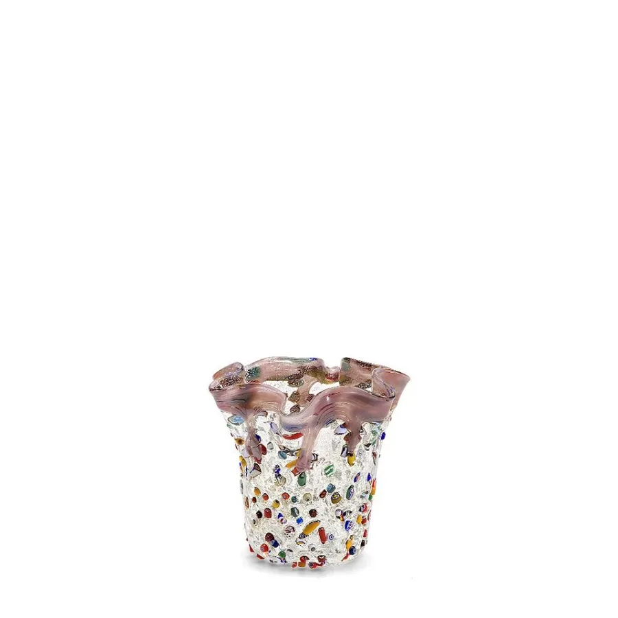 obrazek 1 Stylowy mały wazon ze szkła murano (11 cm)